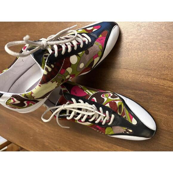 Shoes - Emilio Pucci Colorful Patterned Sneakers SZ 38 (7.5-8)